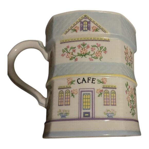 Set of 7 1992 Vintage Lenox Spice Village Coffee Mugs Pre-Owned EUC - Picture 5 of 6